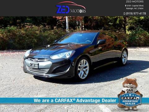 2013 Hyundai Genesis Coupe for sale at Zed Motors in Raleigh NC