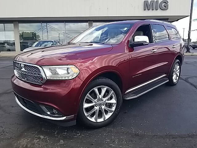 Used 2019 Dodge Durango Citadel with VIN 1C4RDJEG8KC605022 for sale in Bellefontaine, OH