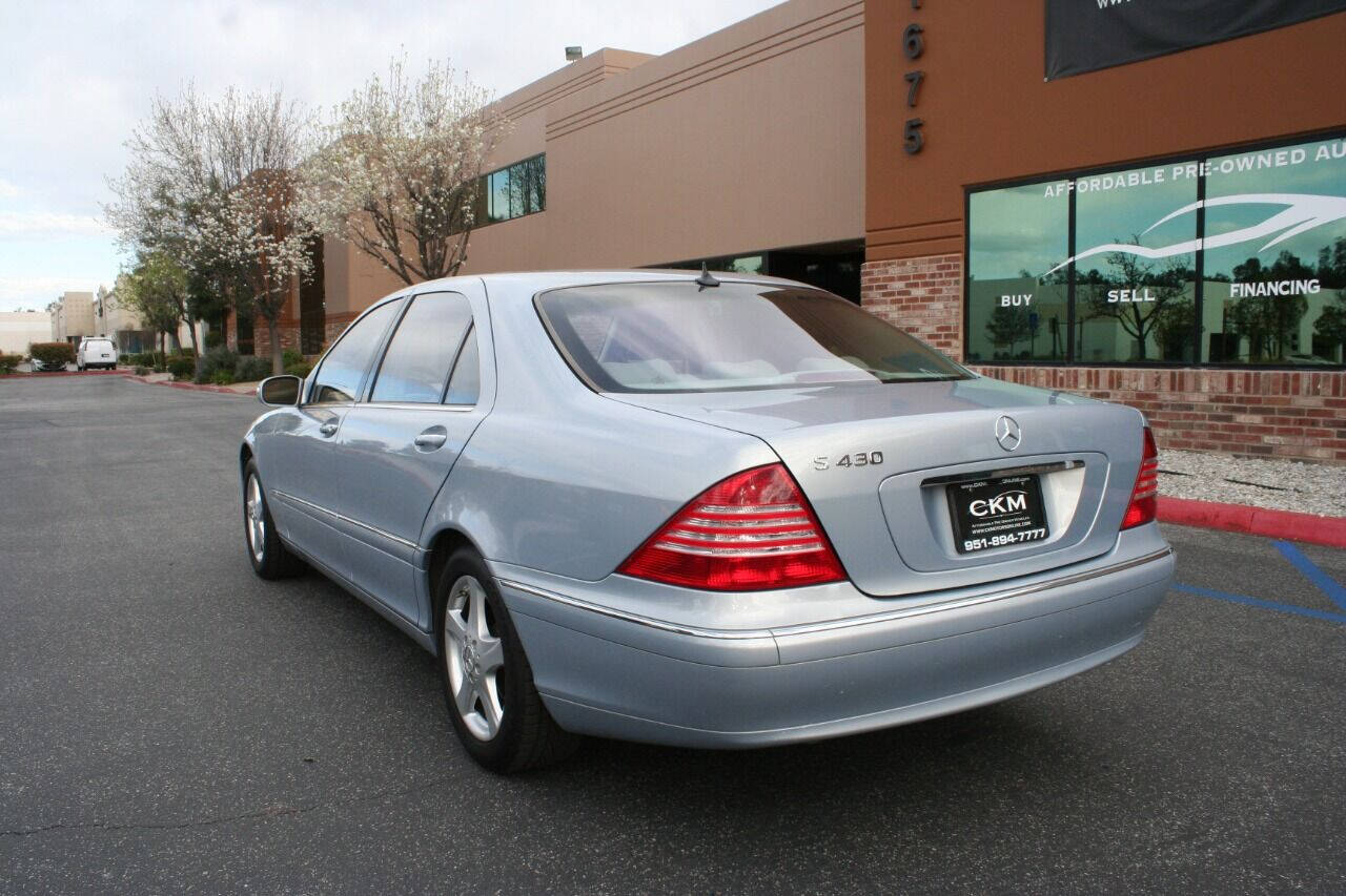 2004 Mercedes-Benz S-Class for sale at CK Motors in Murrieta, CA