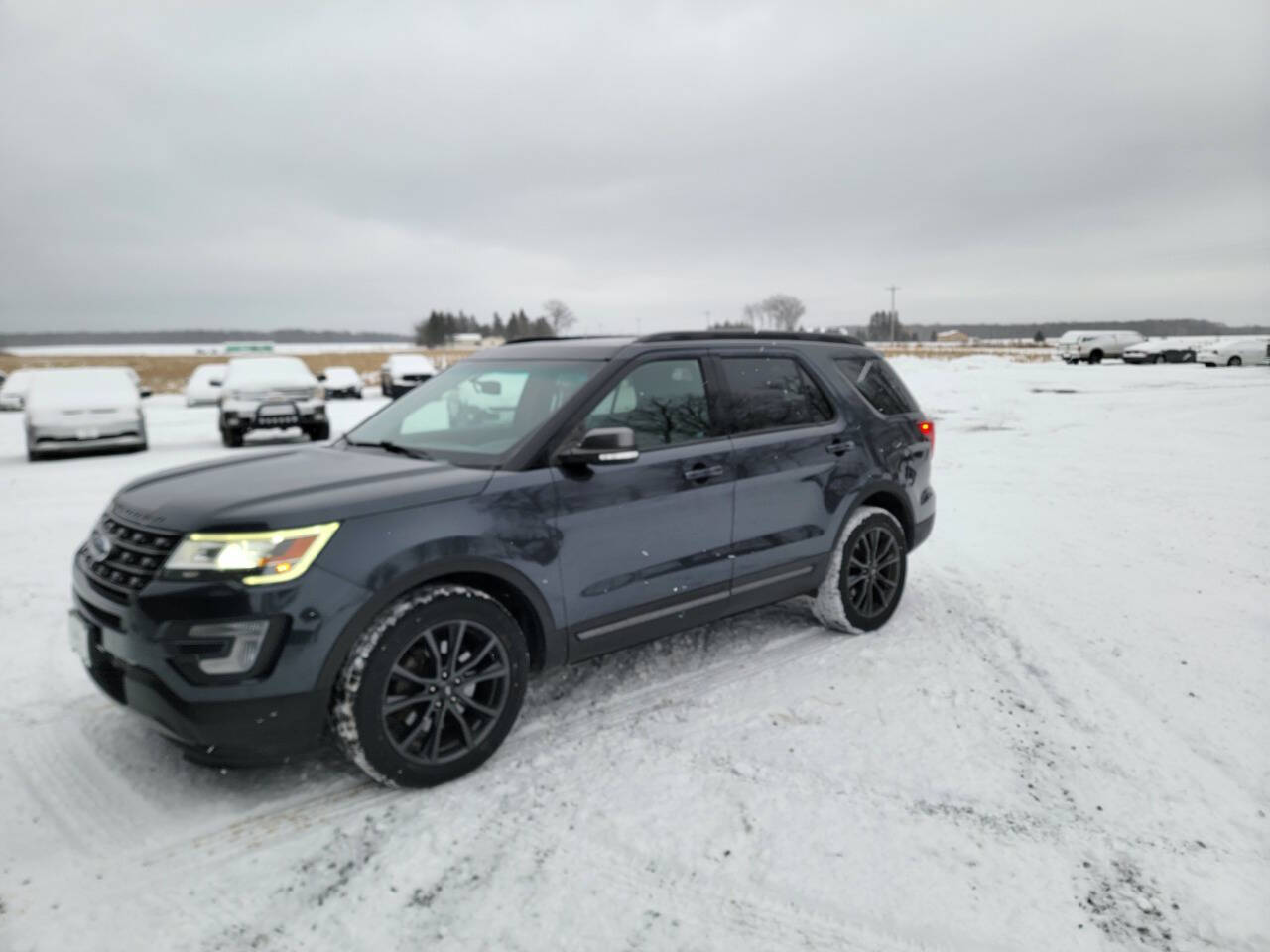 Blue 2017 Ford Explorer XLT AWD XLT 4dr SUV 2