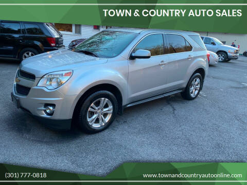 2012 Chevrolet Equinox for sale at TOWN & COUNTRY AUTO SALES in Cumberland MD