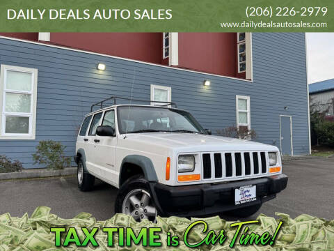 1998 Jeep Cherokee for sale at DAILY DEALS AUTO SALES in Seattle WA