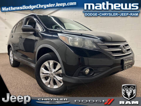 2013 Honda CR-V for sale at MATHEWS DODGE INC in Marion OH