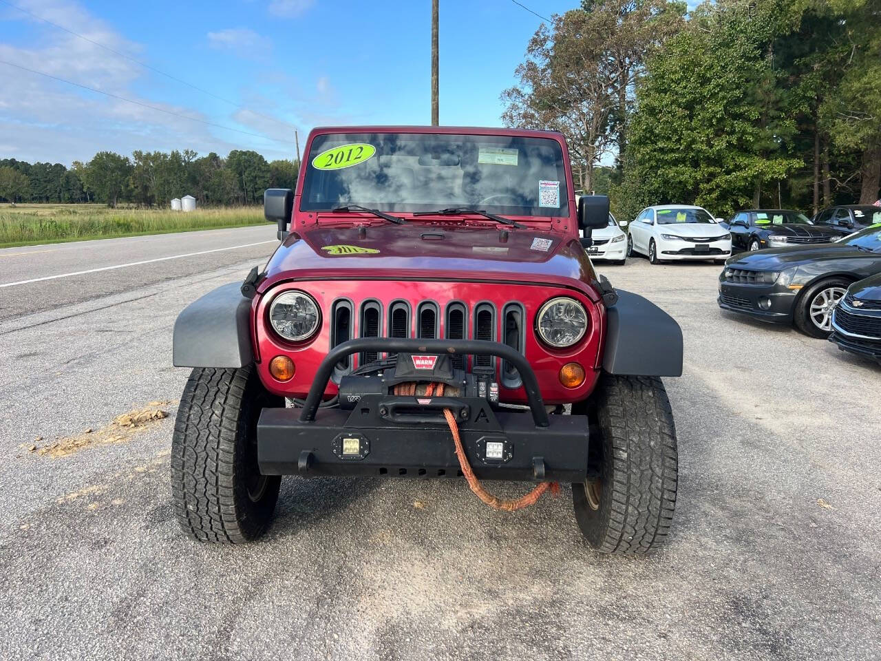 2012 Jeep Wrangler for sale at EAST CAROLINA AUTO GROUP LLC in Wilson, NC