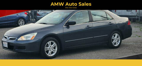 2007 Honda Accord for sale at AMW Auto Sales in Sacramento CA