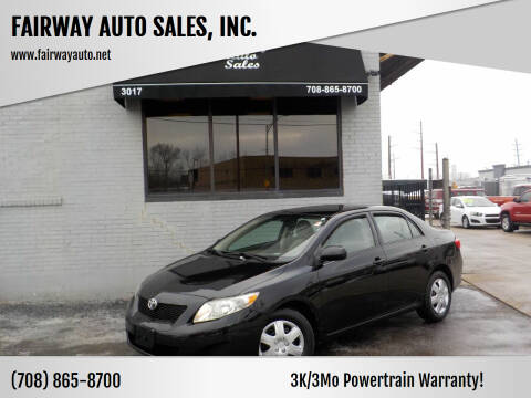 2009 Toyota Corolla for sale at FAIRWAY AUTO SALES, INC. in Melrose Park IL