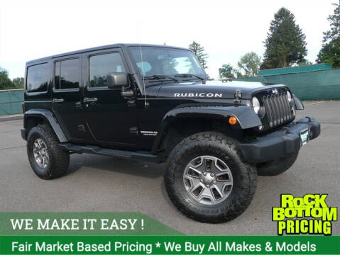 2014 Jeep Wrangler Unlimited for sale at Shamrock Motors in East Windsor CT