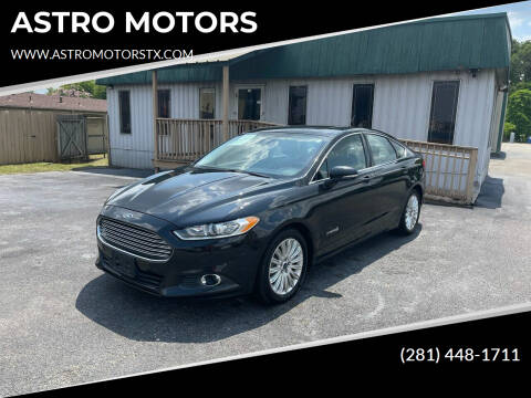 2013 Ford Fusion Hybrid for sale at ASTRO MOTORS in Houston TX