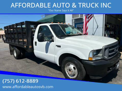 2003 Ford F-350 Super Duty for sale at AFFORDABLE AUTO & TRUCK INC in Virginia Beach VA
