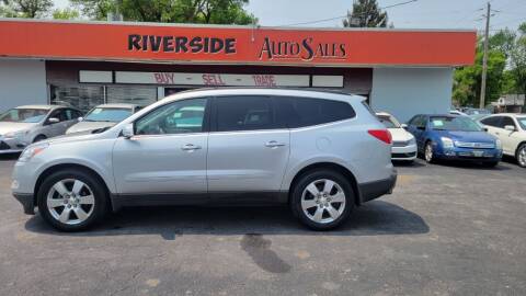 2012 Chevrolet Traverse for sale at RIVERSIDE AUTO SALES in Sioux City IA