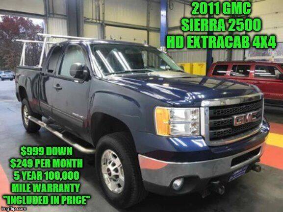 2011 GMC Sierra 2500HD for sale at D&D Auto Sales, LLC in Rowley MA