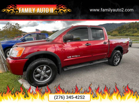 2013 Nissan Titan for sale at FAMILY AUTO II in Pounding Mill VA
