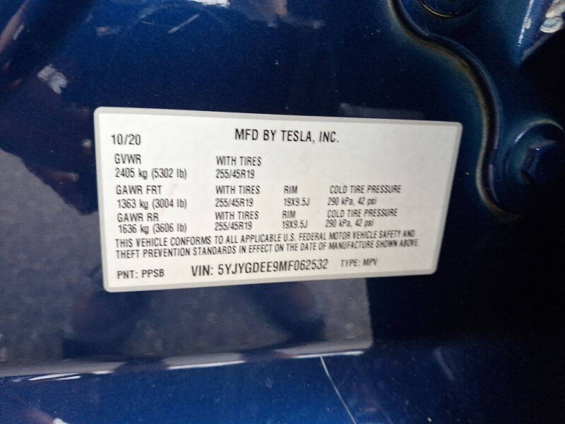 2021 Tesla Model Y Long Range