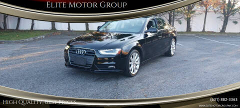 2013 Audi A4 for sale at Elite Motor Group in Lindenhurst NY
