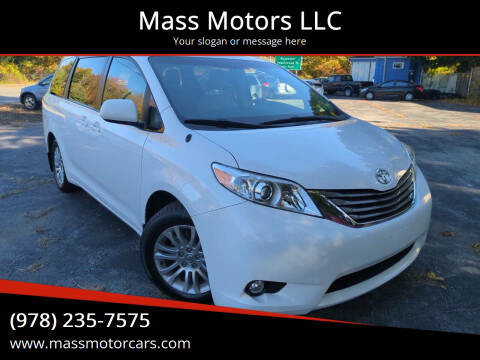 2014 Toyota Sienna for sale at Mass Motors LLC in Worcester MA