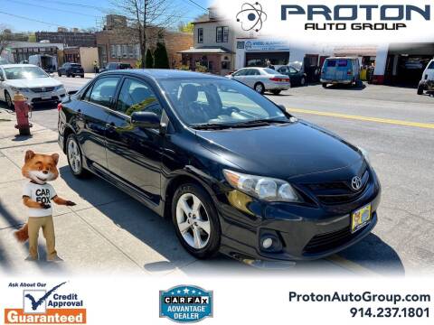 2012 Toyota Corolla for sale at Proton Auto Group in Yonkers NY