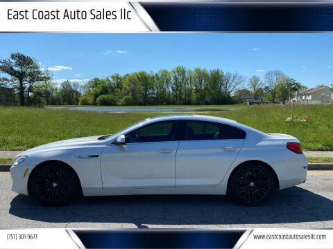 2014 BMW 6 Series for sale at East Coast Auto Sales llc in Virginia Beach VA