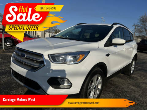 2018 Ford Escape for sale at Carriage Motors West in Fox Lake IL