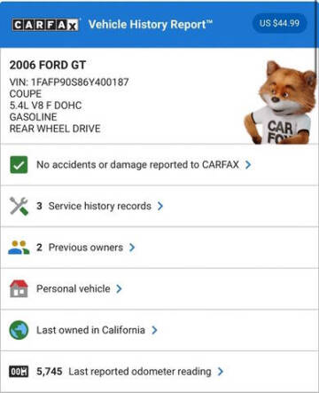2006 Ford GT