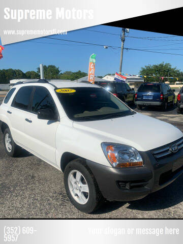 2007 Kia Sportage for sale at Supreme Motors in Leesburg FL