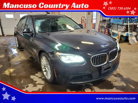 2015 BMW 7 Series for sale at Mancuso Country Auto in Batavia NY