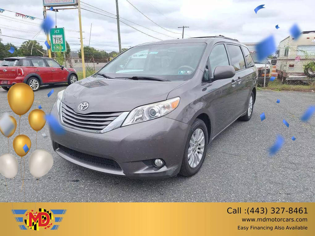 2012 Toyota Sienna for sale at MD MOTORCARS in Aberdeen, MD