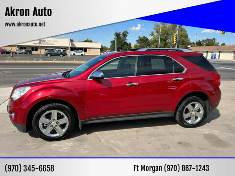 2014 Chevrolet Equinox for sale at Akron Auto - Fort Morgan in Fort Morgan CO