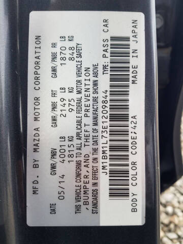 2014 Mazda MAZDA3 i Touring