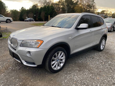 2014 BMW X3 for sale at CRC Auto Sales in Fort Mill SC