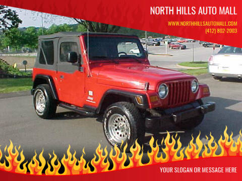 2004 Jeep Wrangler for sale at North Hills Auto Mall in Pittsburgh PA