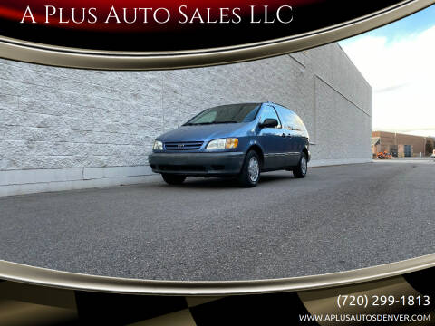 2001 Toyota Sienna for sale at A Plus Auto Sales LLC in Denver CO