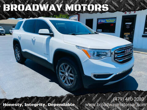 2017 GMC Acadia for sale at BROADWAY MOTORS in Van Buren AR