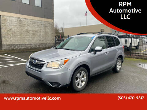 2015 Subaru Forester for sale at RPM Automotive LLC in Portland OR