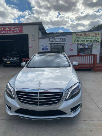 2014 Mercedes-Benz S-Class for sale at TEXAS MOTOR CARS in Houston TX