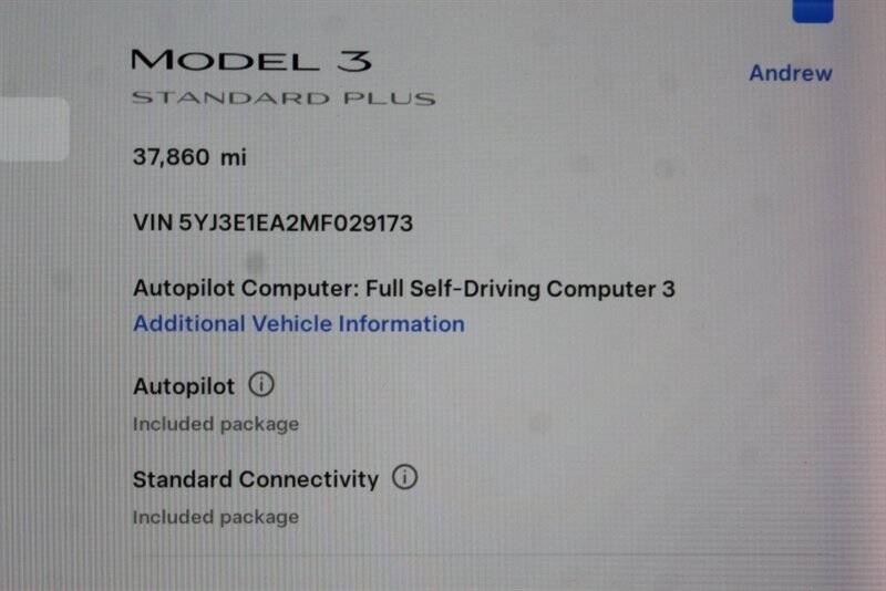 2021 Tesla Model 3 Standard Range Plus