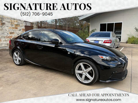 2015 Lexus IS 250 for sale at Signature Autos in Austin TX