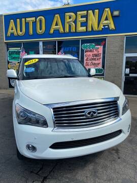 2014 Infiniti QX80 for sale at Auto Arena in Fairfield OH