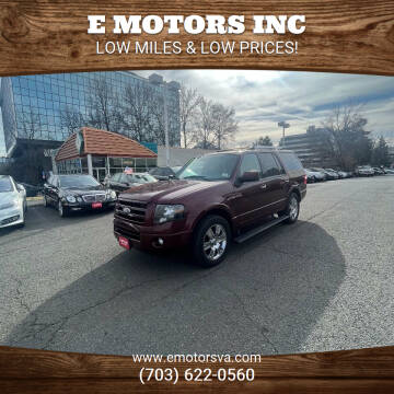 2010 Ford Expedition for sale at E Motors INC in Vienna VA