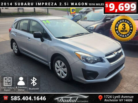 2014 Subaru Impreza for sale at Daskal Auto LLC in Rochester NY