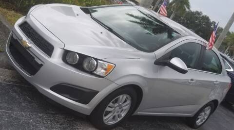 2015 Chevrolet Sonic for sale at Blue Lagoon Auto Sales in Plantation FL