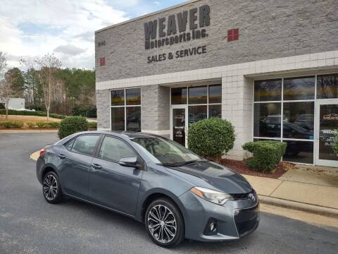 2014 Toyota Corolla for sale at Weaver Motorsports Inc in Cary NC