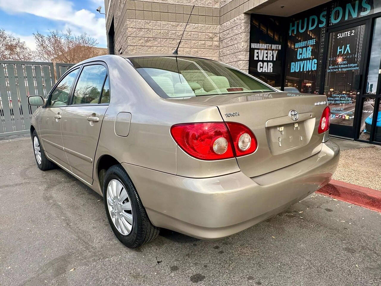 2007 Toyota Corolla for sale at HUDSONS AUTOS in Gilbert, AZ