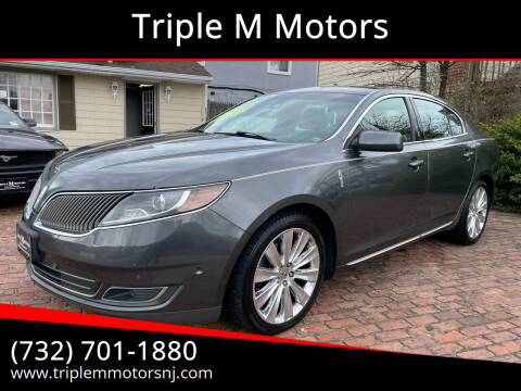2015 Lincoln MKS for sale at Triple M Motors in Point Pleasant NJ