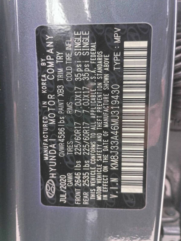 2021 Hyundai Tucson Value