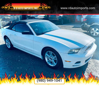 2013 Ford Mustang for sale at R-D AUTO IMPORTS, Inc in Charlotte NC