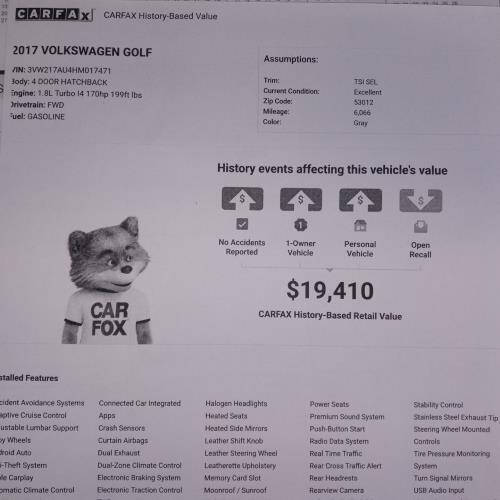 2017 Volkswagen Golf