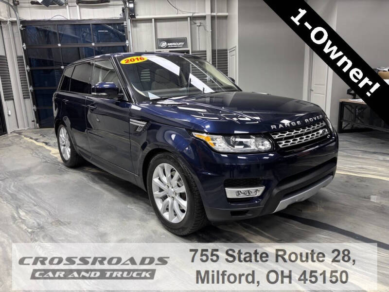 2016 Land Rover Range Rover Sport for sale at Crossroads Car and Truck - Crossroads Car & Truck - Milford in Milford OH