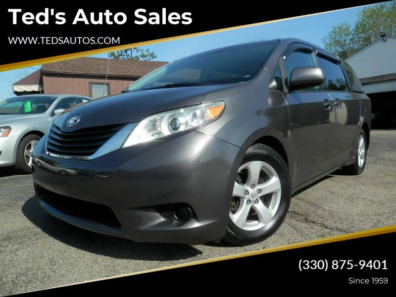 2011 Toyota Sienna for sale at Ted's Auto Sales in Louisville OH