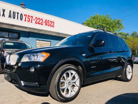 2013 BMW X3 for sale at Trimax Auto Group in Norfolk VA