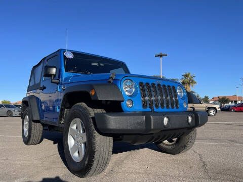 2016 Jeep Wrangler for sale at Rollit Motors in Mesa AZ